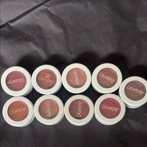 ColourPop Eyeshadow Collection - Rich Browns and Reds 9pc bundle